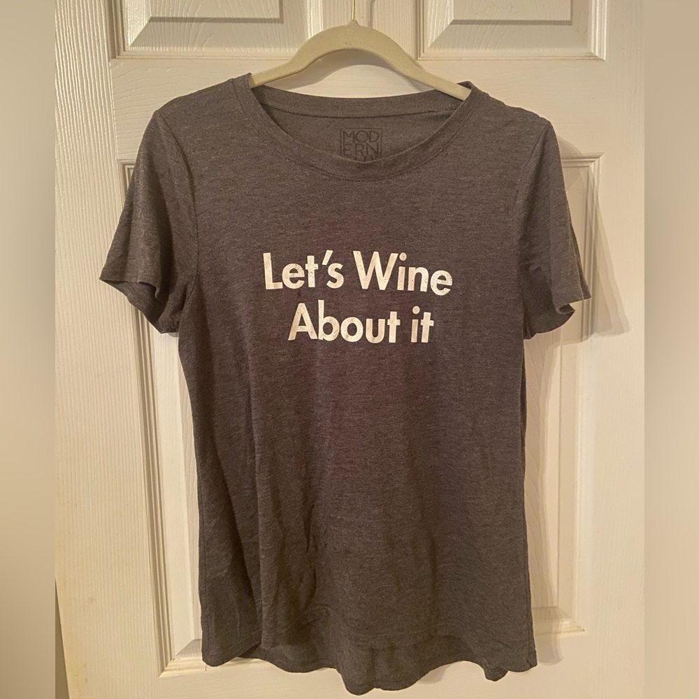 Modern Lux "Let's Wine About It" Short Sleeve T-Shirt